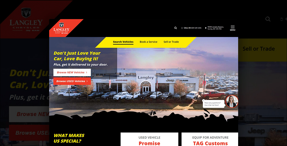 Langley Chrysler New & Used Jeep, Ram, Dodge, Chrysler Dealer